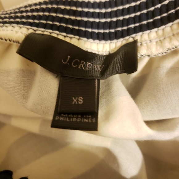 J. Crew Off the Shoulder Nautical Striped Dress - Picture 5 of 5